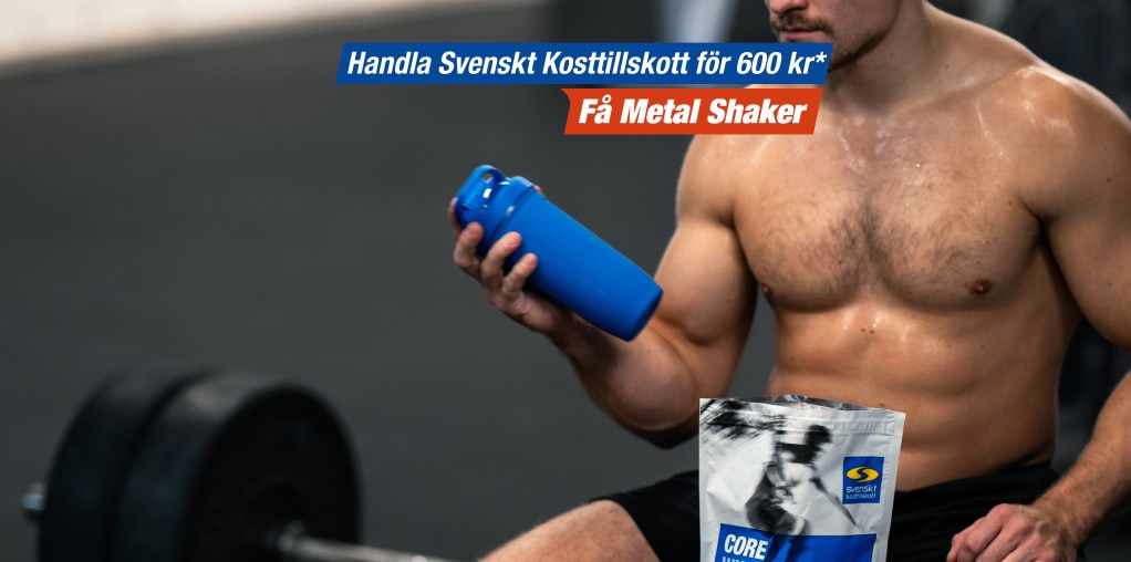 F� Metal Shaker n�r du handlar f�r 600 kr fr�n varum�rket Svenskt Kosttillskott